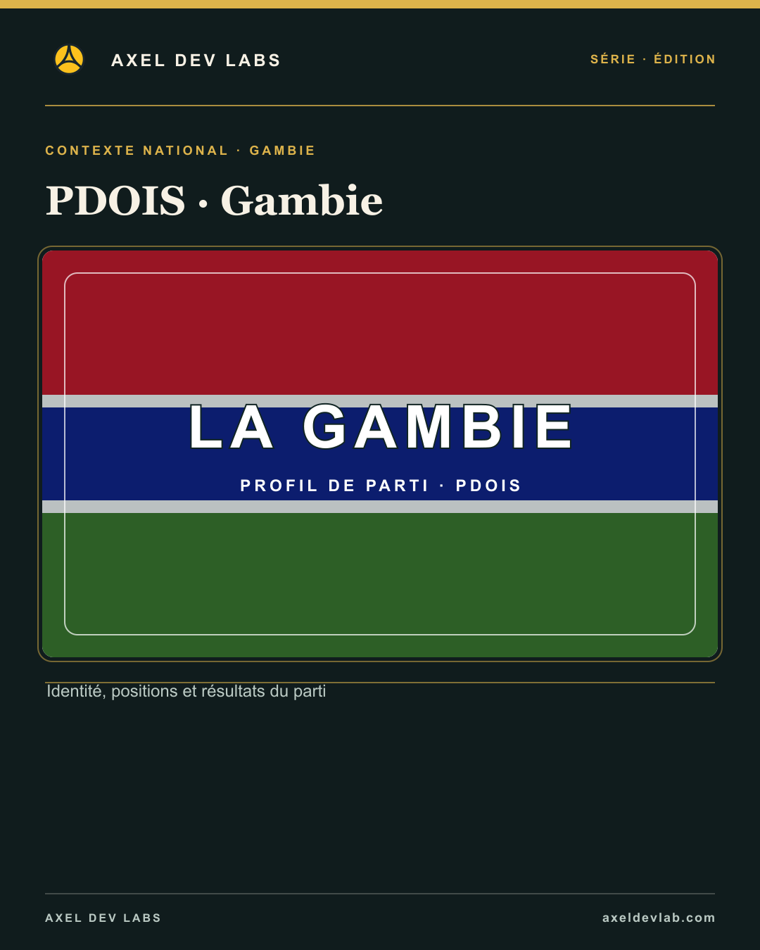 PDOIS · Gambie