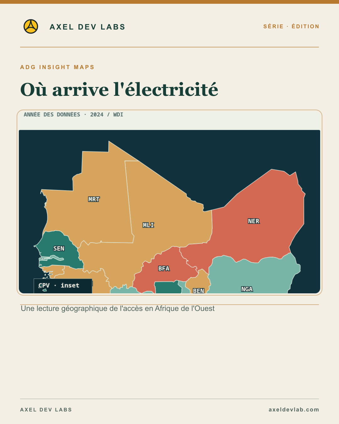 Où arrive l'électricité