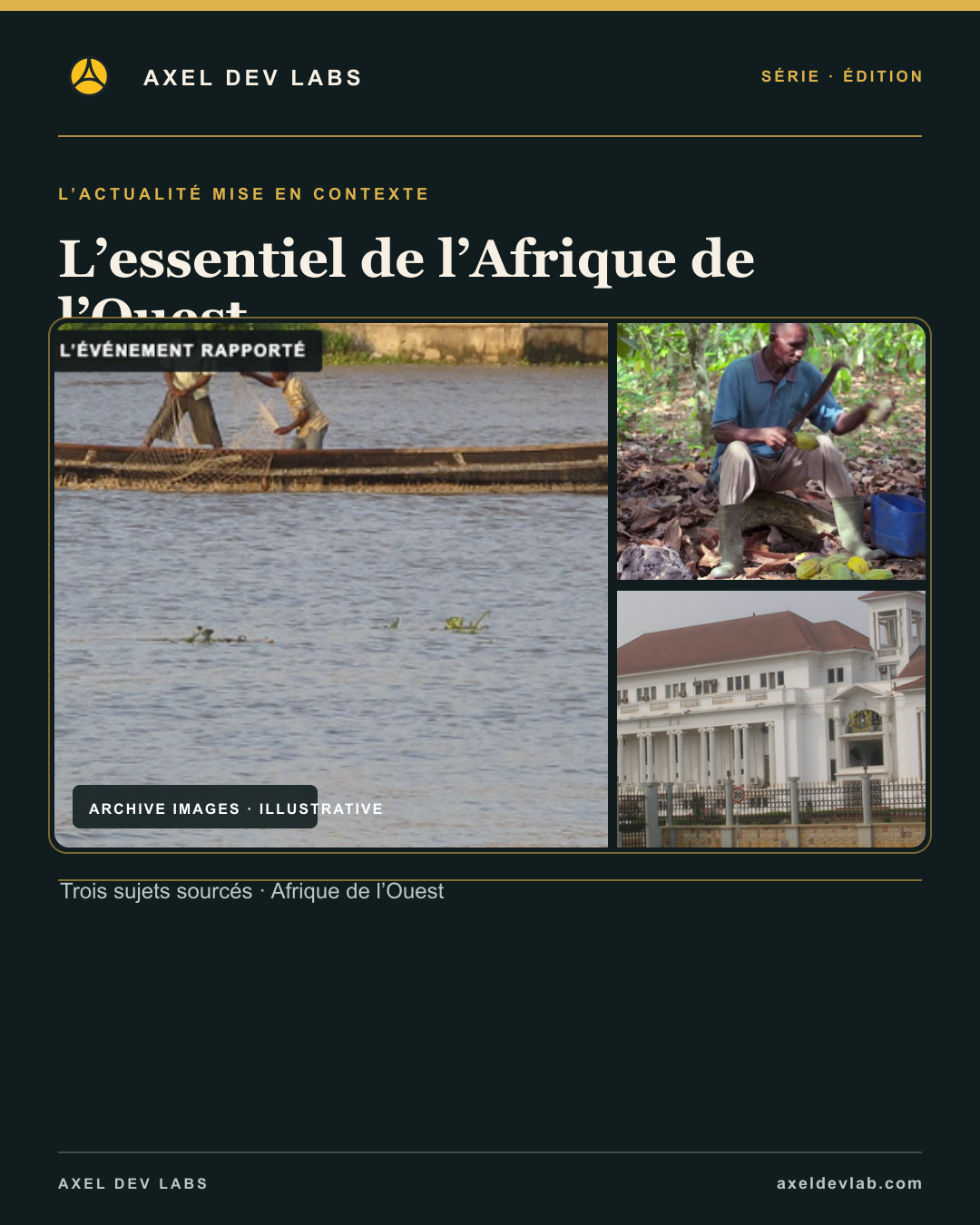 L’essentiel de l’Afrique de l’Ouest