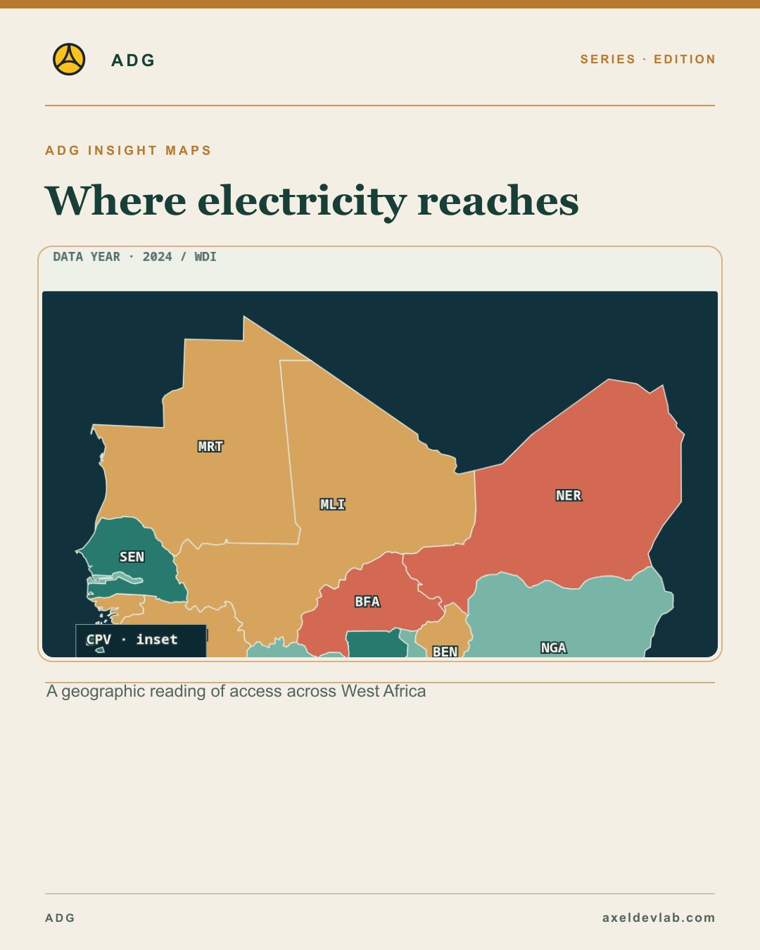 Where electricity reaches